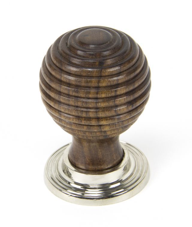 From the Anvil Aged Brass & Large Rosewood Beehive Cupboard Knob, 83876