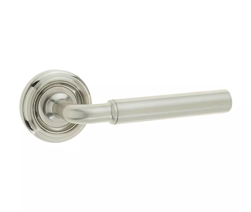 Frelan Elise Door Handle on Rose Nickel (Satin)