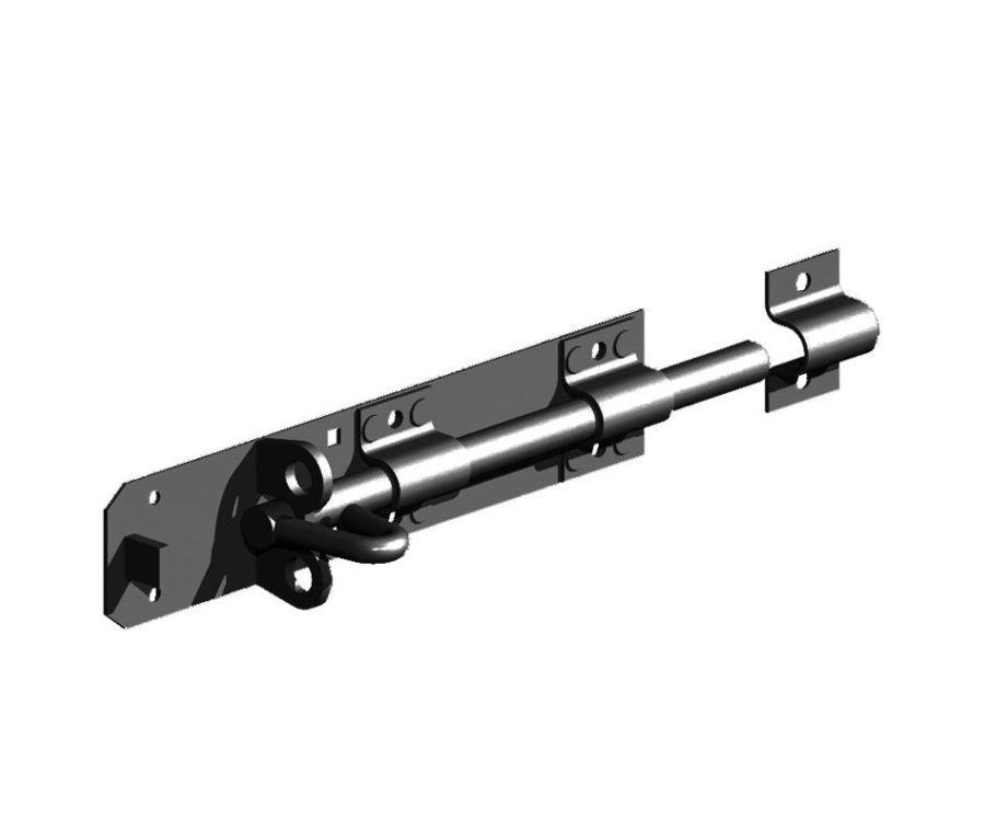 Box 5 Premium 200mm Black Brenton Padbolt