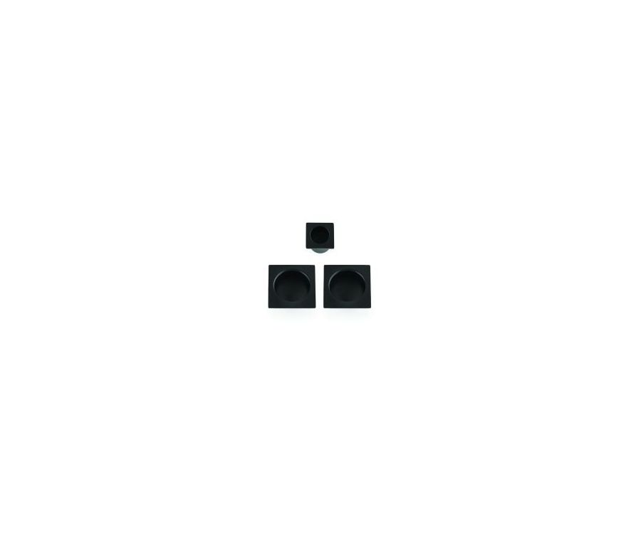 A&W Black Square Sliding Door Pull Kit  | AW995BL