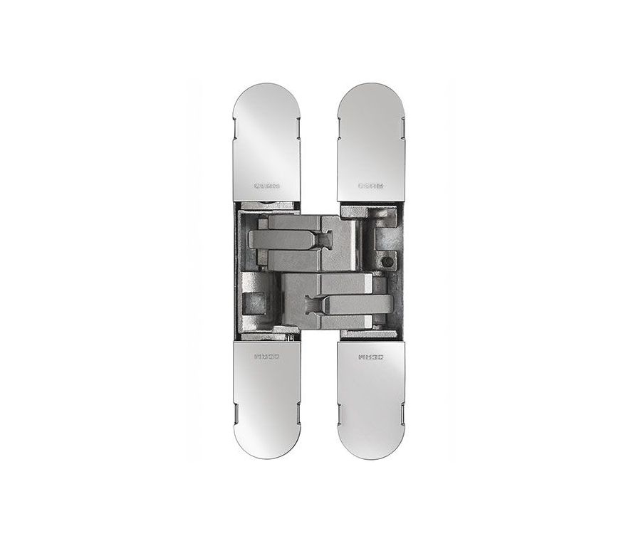 Ceam Polished Nickel 130mm 3D Concealed Hinge 1230 | CI001230NIK00