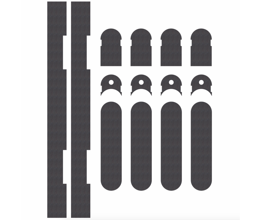 Intumescent Hinge Pads to suit Carlisle Brass 1230 Concealed Hinge |  INT1230