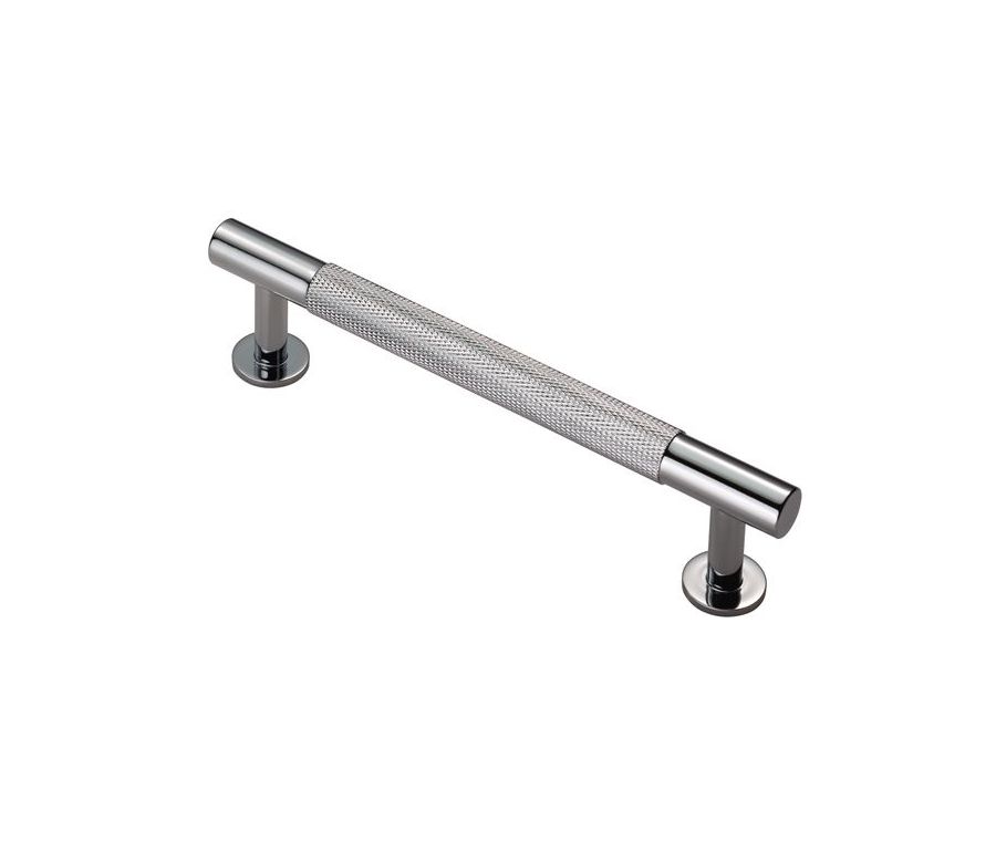Polished Chrome 158mm Knurled Pull Handle | FTD700BCP