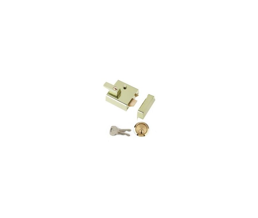 Yale No1 Brasslux Auto Deadlocking Night Latch | B1BLX