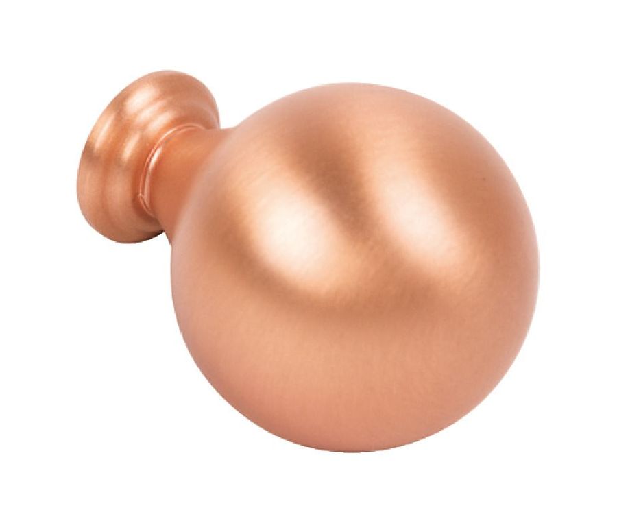 Brushed Copper 30mm Odessa Cupboard Knob | 110.35.362