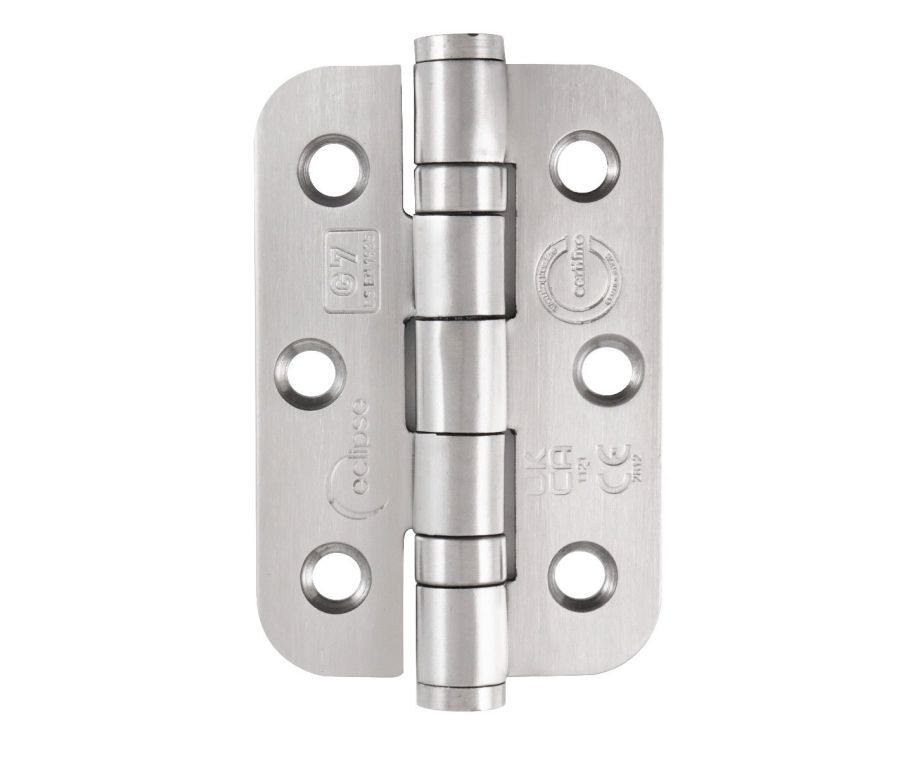 Eclipse Satin Stainless Steel 76mm Grade 7 Radius BB Hinges  | 14905