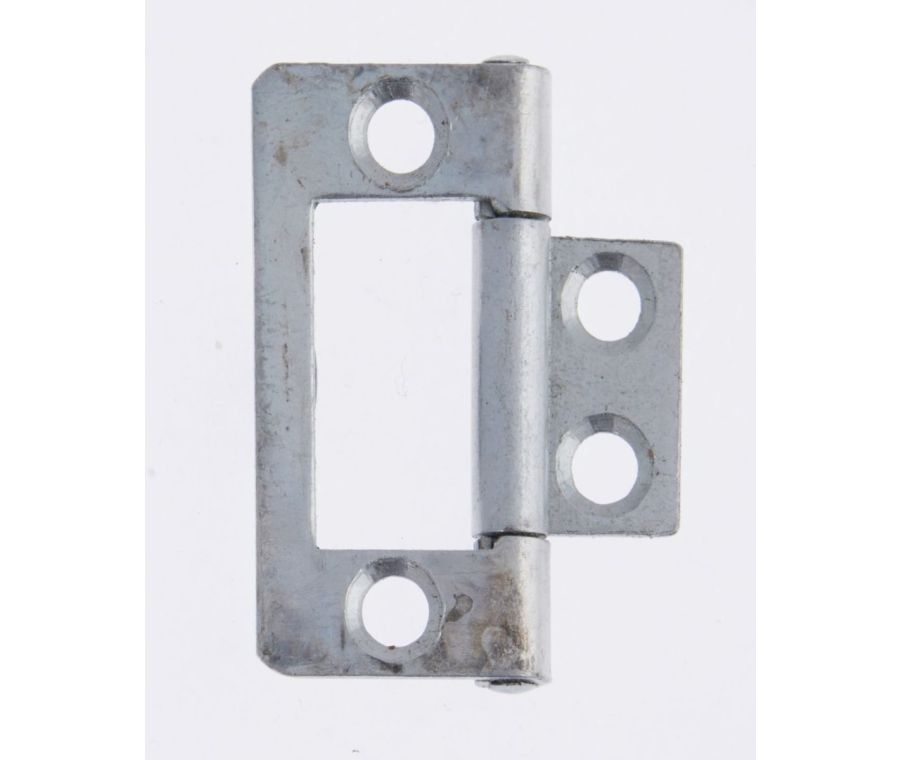Pair Eclipse 40mm BZP Flush Hinges | 14962