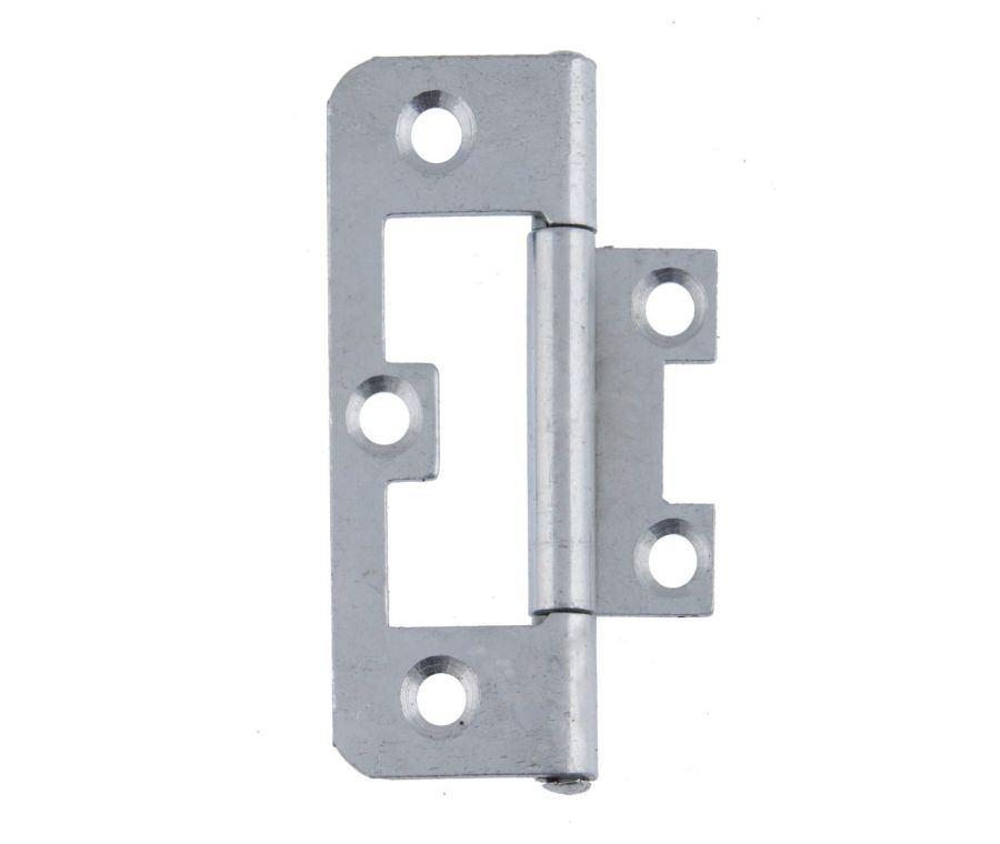 Pair Eclipse 60mm BZP Flush Hinges | 14964