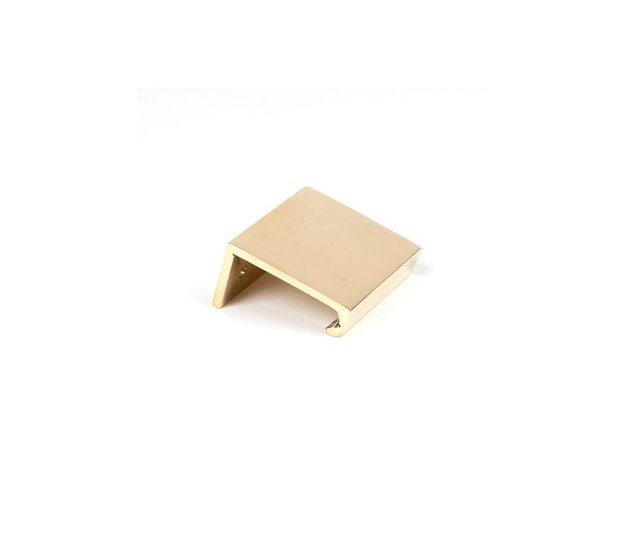 Polished Brass 50mm Plain Edge Pull | 50674