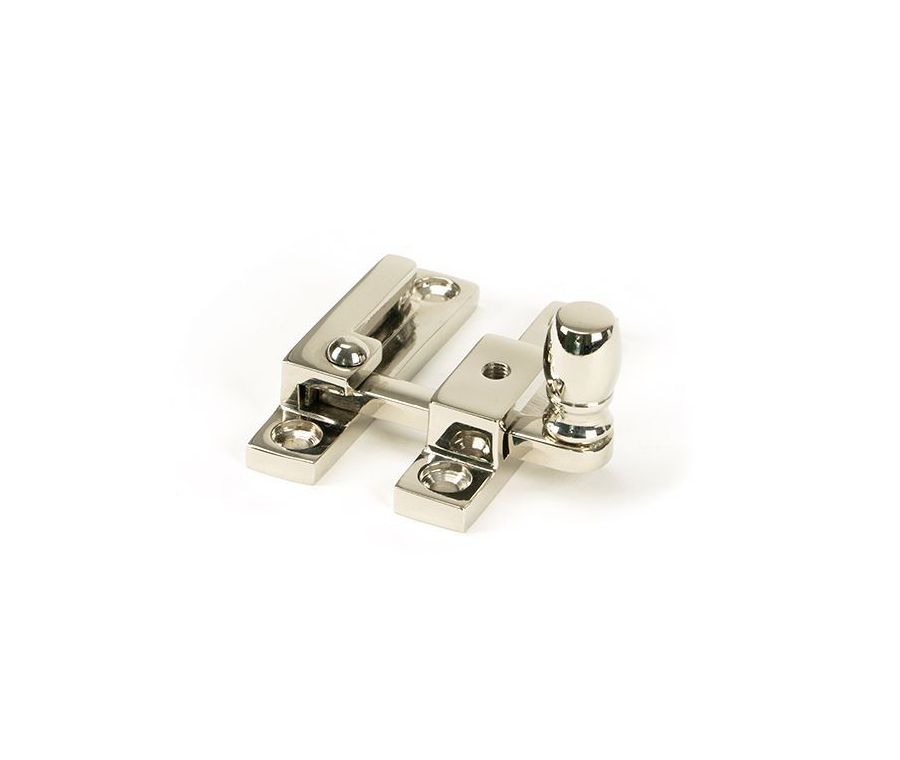 From the Anvil Polished Nickel Mushroom Quadrant Fastener - Narrow | 45998