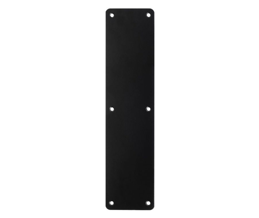 Eclipse Matt Black 400mm x 75mm Finger Plate | 34956