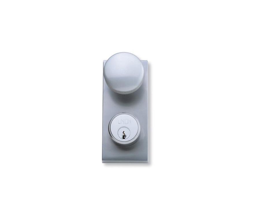 UNION Knob Operated Outside Access Device - Silver | 8040