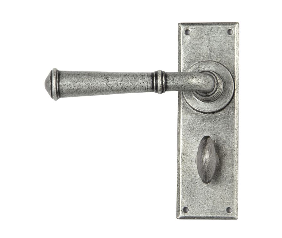 Set From the Anvil Pewter Regency Lever Bathroom Furniture | 45127