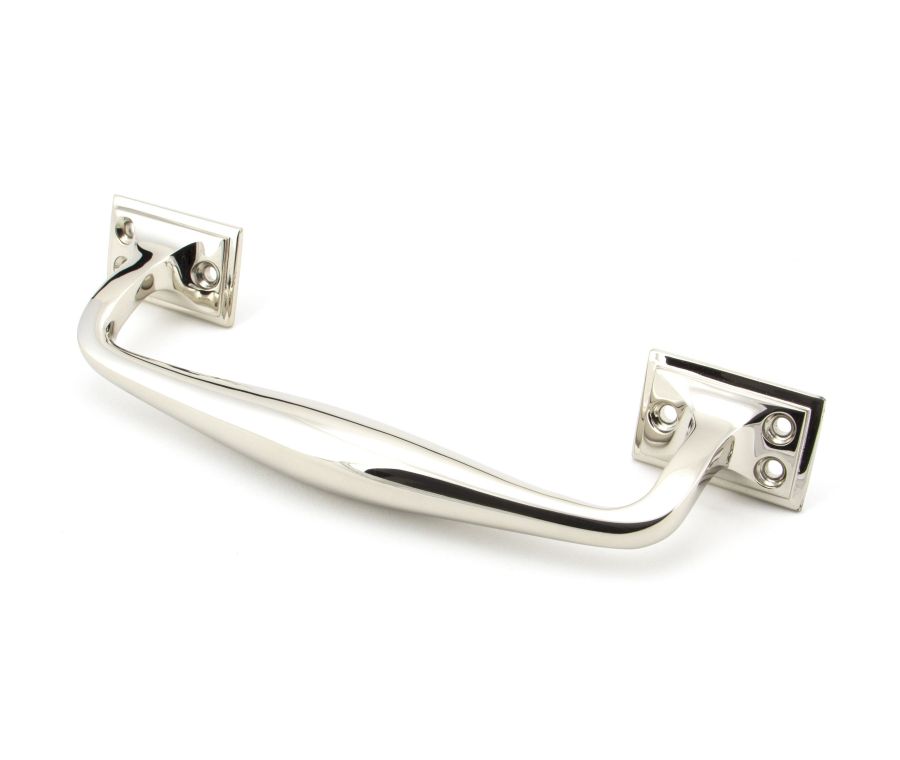 From the Anvil Polished Nickel Small Art Deco Pull Handle | 45463