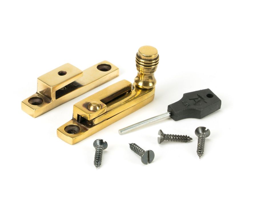 From the Anvil Aged Brass Prestbury Quadrant Fastener - Narrow | 45479
