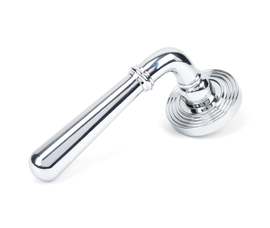 Set Polished Chrome Newbury Lever on Beehive rose | 46055