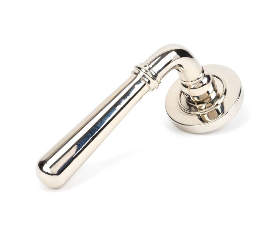 Set Polished Nickel Newbury Lever on Plain rose | 46057