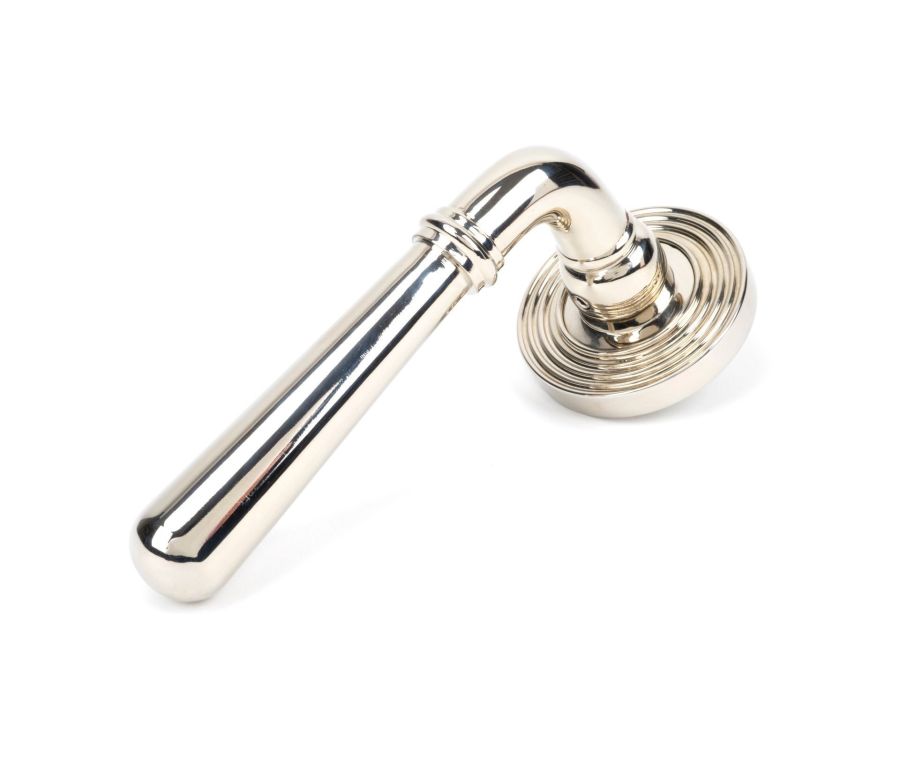 Set Polished Nickel Newbury Lever on Beehive rose | 46059