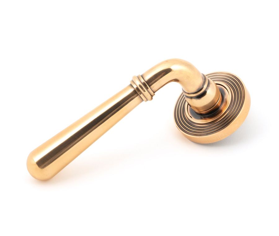 Set Polished Bronze Newbury Lever on Beehive rose | 46067 | 50035