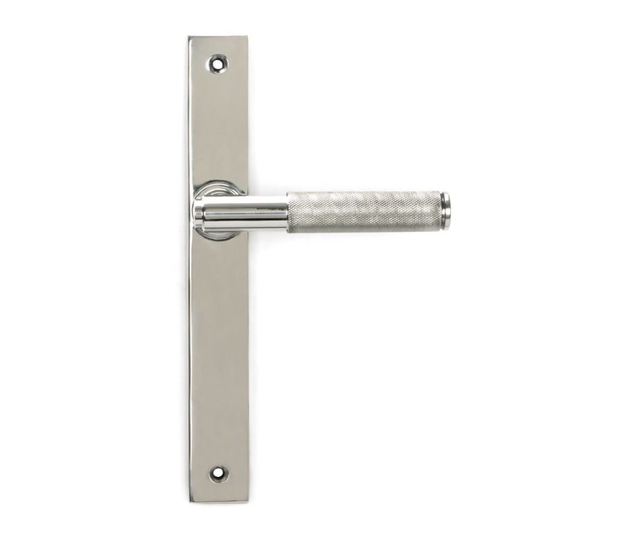 Set Anvil Polished SS (316) Brompton Knurled Lever Espagnolette Latch | 46410