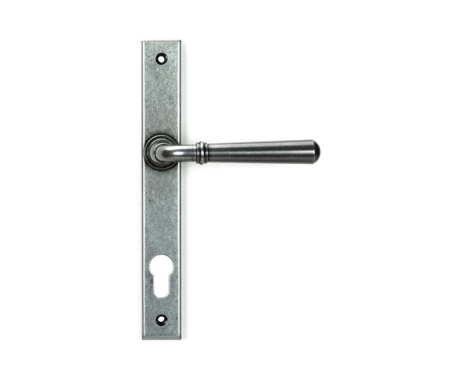 Set Pewter Newbury Slimline Lever Espag. Lock Set | 46414