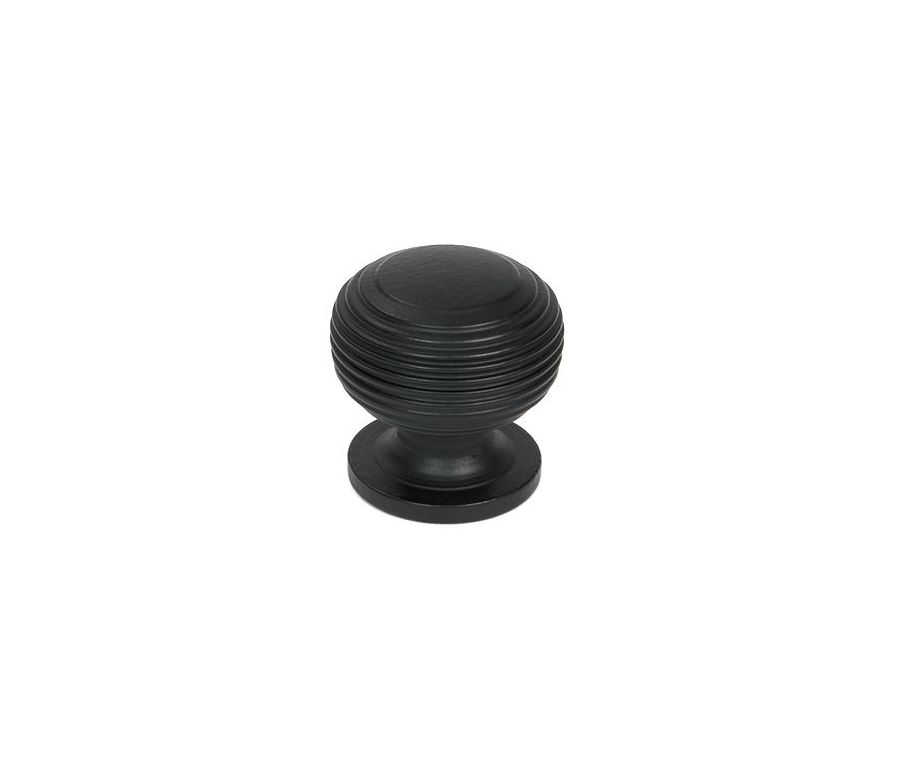Matt Black Beehive Cabinet Knob 30mm | 46466