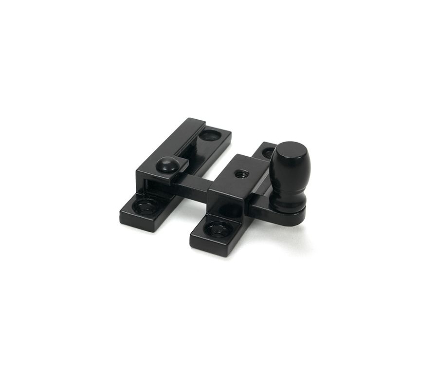 Black Mushroom Quadrant Fastener - Narrow