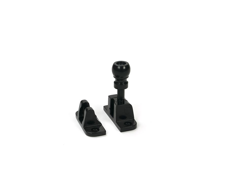 Black Mushroom Brighton Fastener (Radiused)