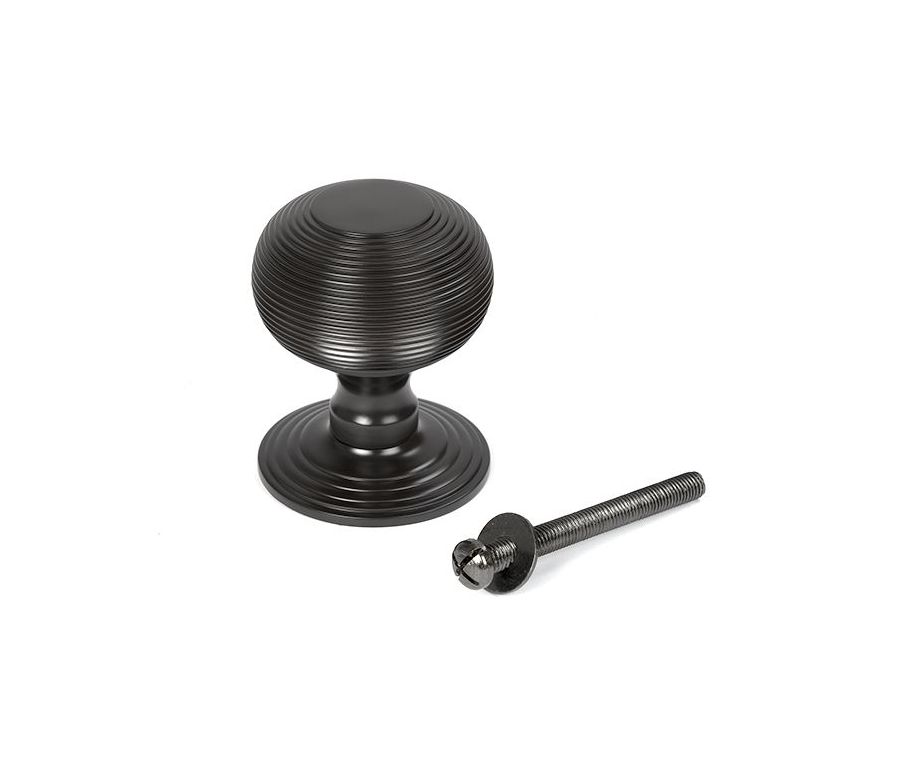 Aged Bronze Beehive Centre Door Knob | 46657