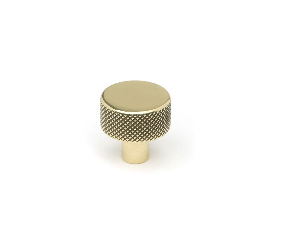 Anvil Aged Brass Brompton 25mm Cabinet Knob| 46815