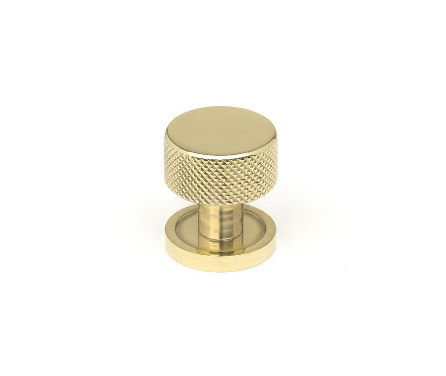 Anvil Polished Brass Brompton 25mm Cabinet Knob (plain) | 46816