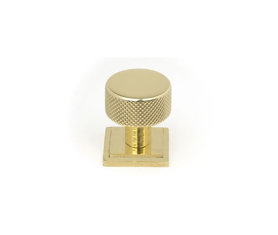 Anvil Polished Brass Brompton 25mm Cabinet Knob (square) | 46824