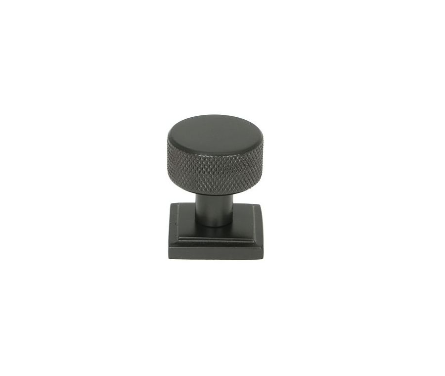 Anvil Aged Bronze Brompton 25mm Cabinet Knob (Square) | 46829