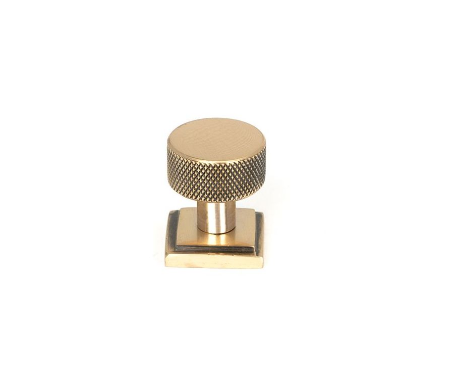 Anvil Polished Bronze Brompton 25mm Cabinet Knob (Square) | 46833