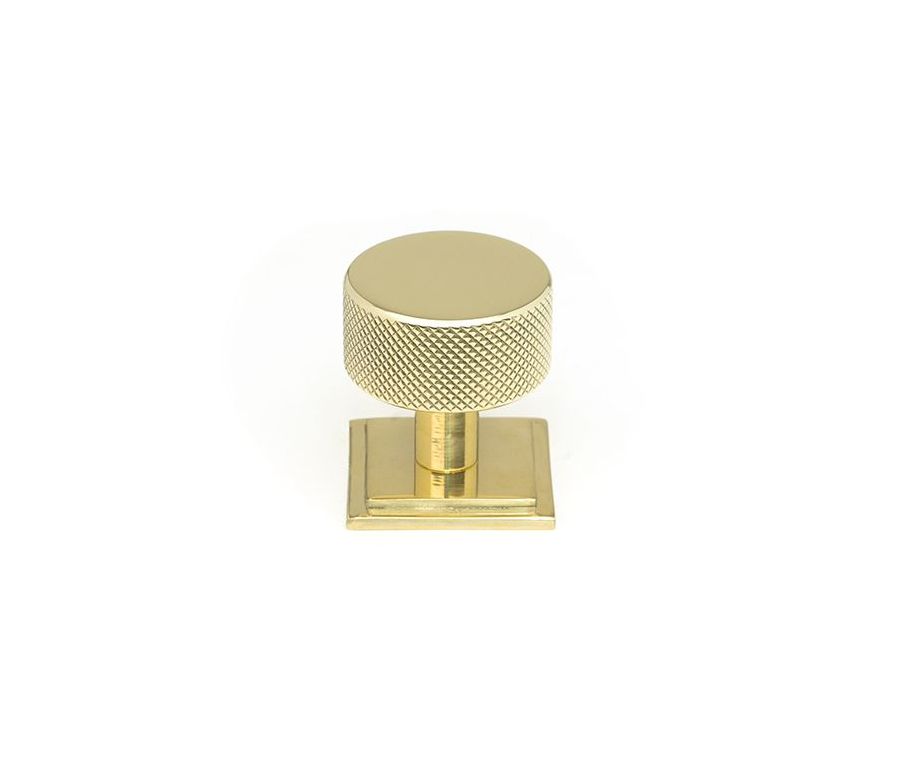 Anvil Polished Brass Brompton 32mm Cabinet Knob (Square) | 46836