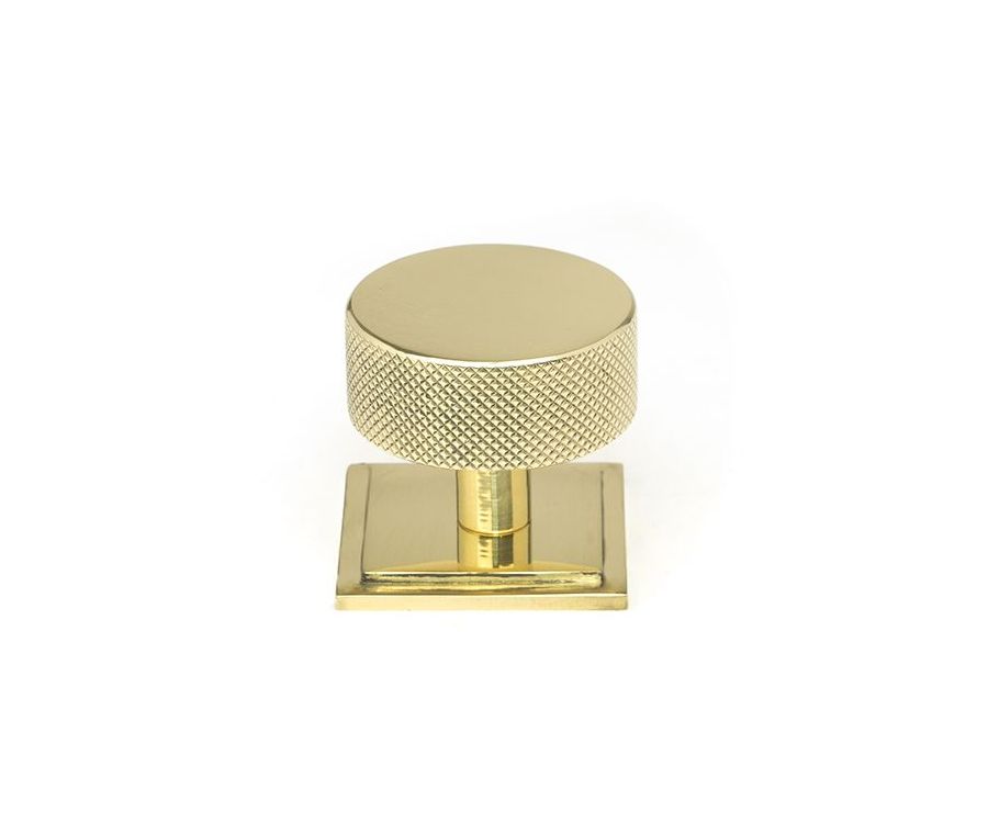 Anvil Polished Brass Brompton 38mm Cabinet Knob (Square) | 46848