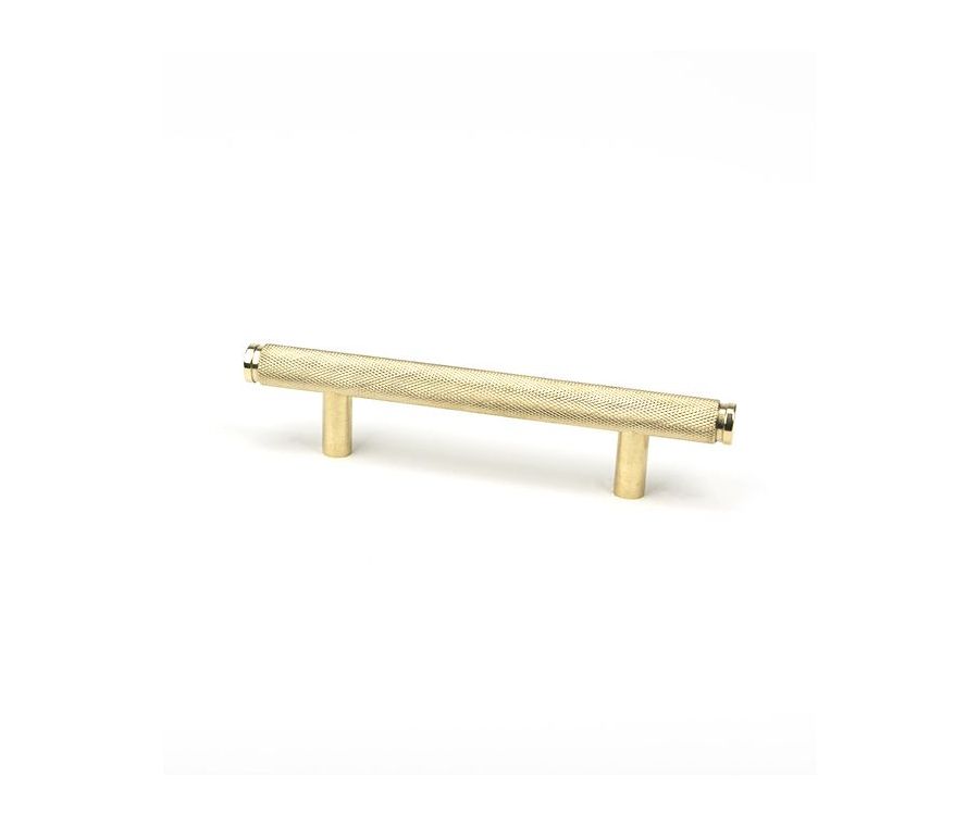 Polished Brass 156mm Full Knurled Brompton Small Pull Handle | 46852
