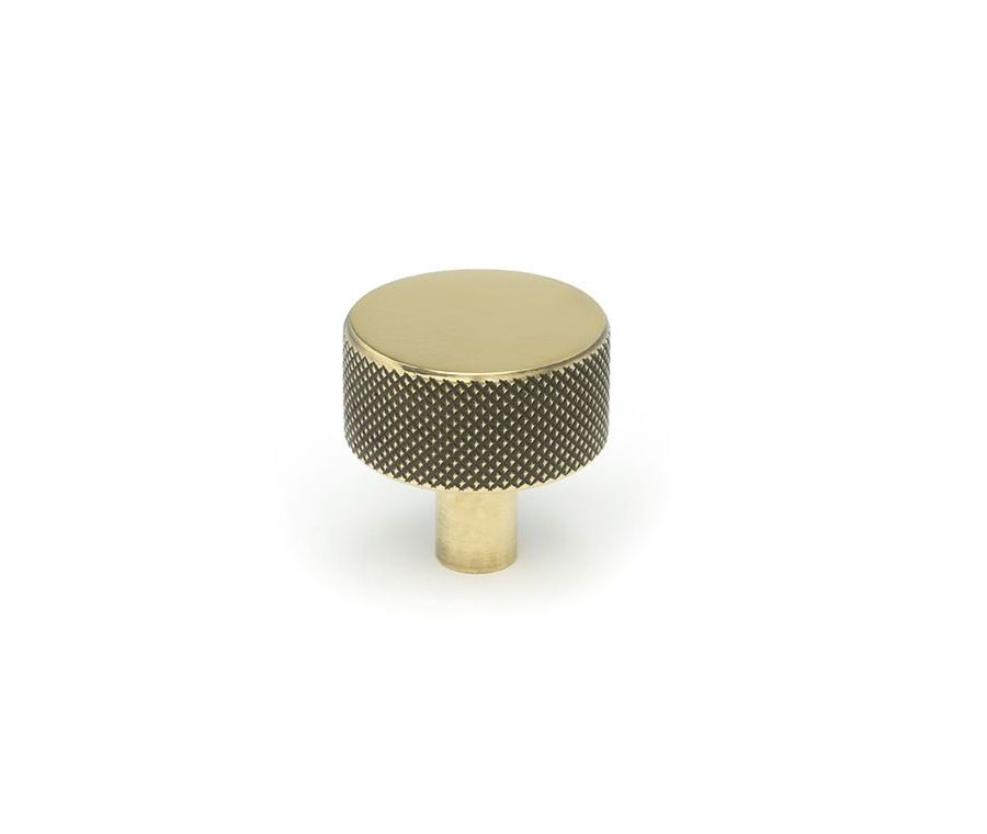Anvil Aged Brass Brompton 32mm Cabinet Knob| 46855