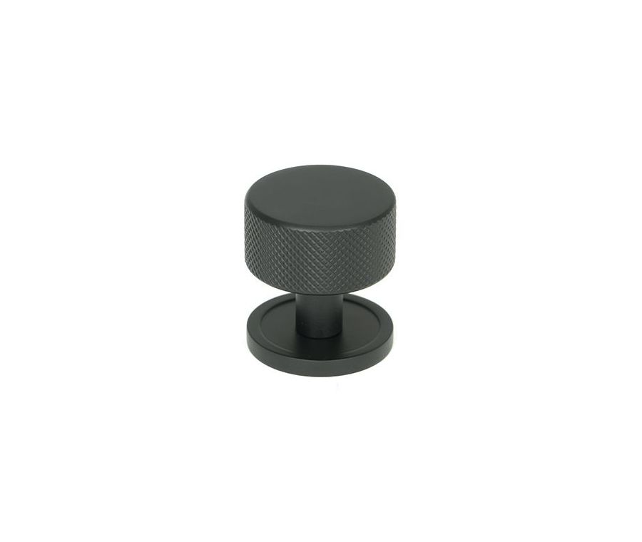 Anvil Matt Black Brompton 32mm Cabinet Knob (plain) | 46878