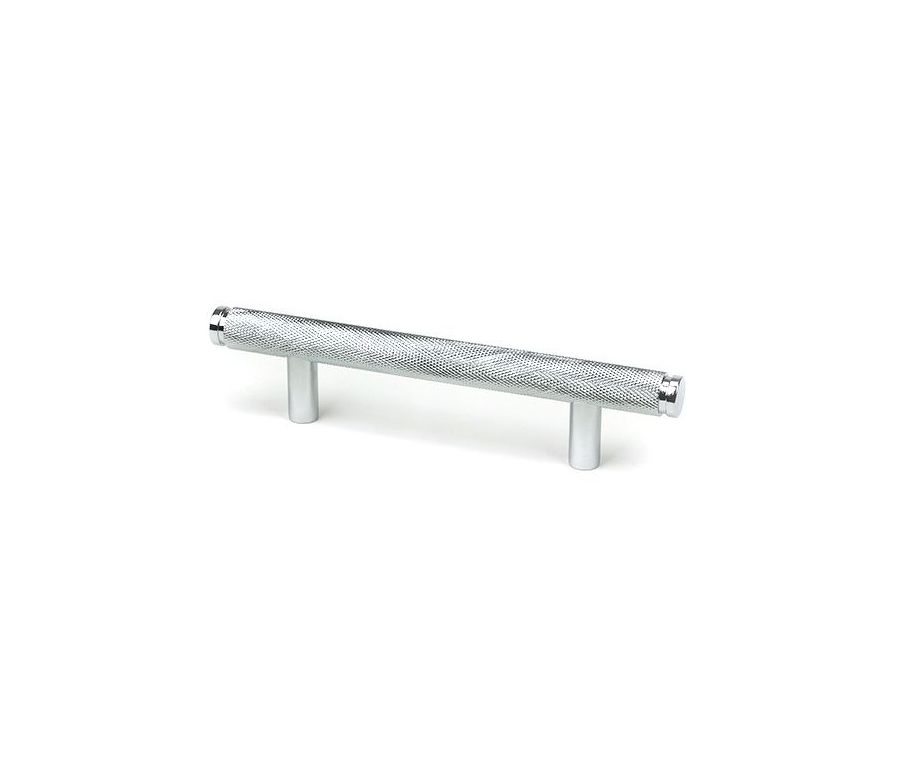 Polished Chrome 156mm Full Knurled Brompton Small Pull Handle | 46897