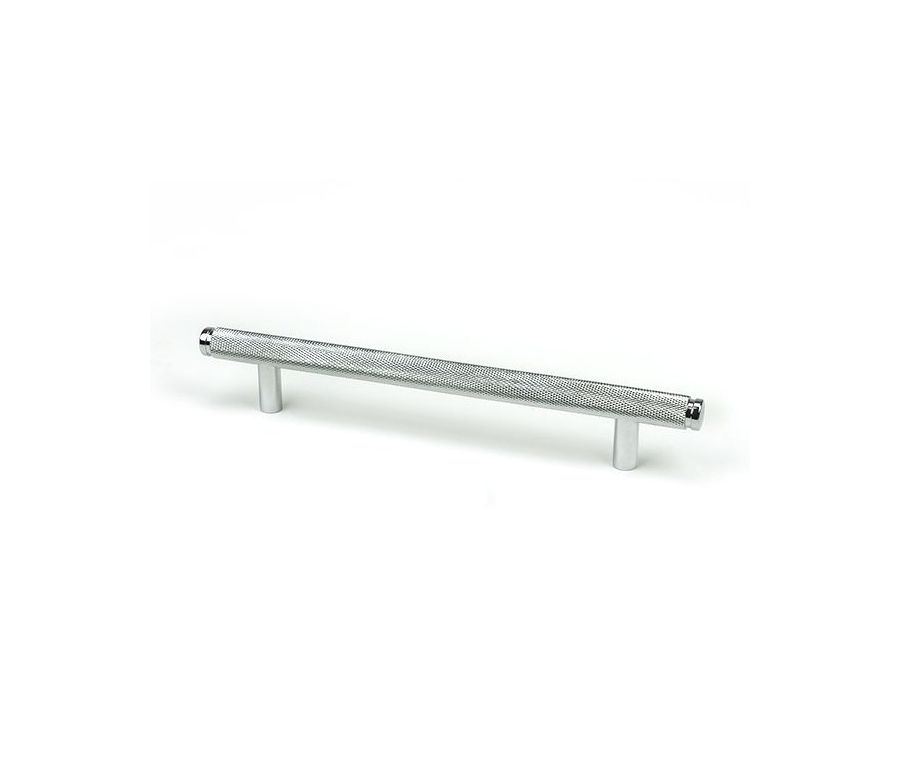 Polished Chrome 220mm Full Knurled Brompton Medium Pull Handle | 46898