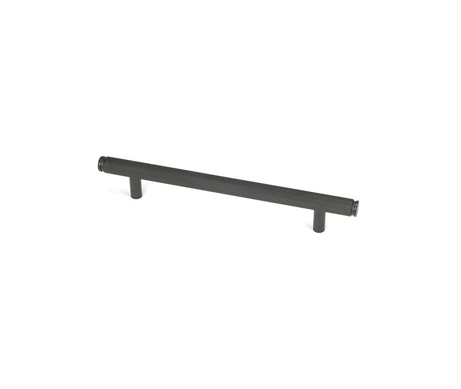 Aged Bronze 220mm Full Knurled Brompton Medium Pull Handle | 46904