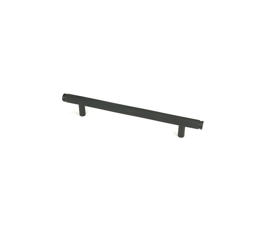 Matt Black 220mm Full Knurled Brompton Medium Pull Handle | 46913