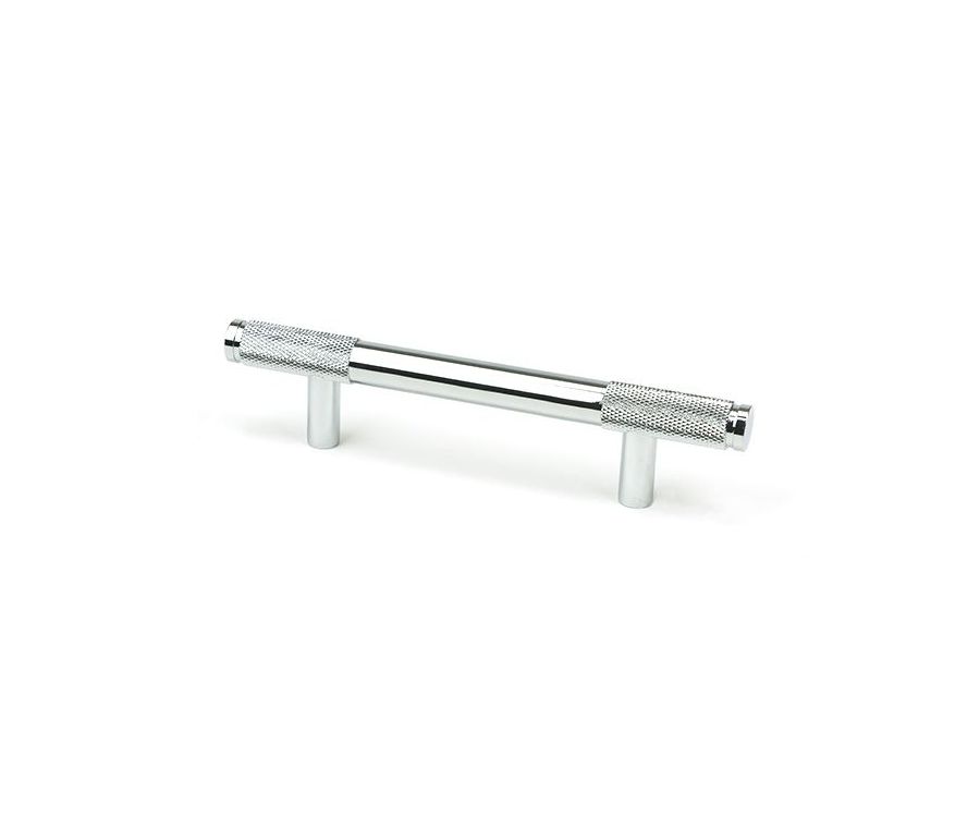 Polished Chrome 156mm Half Knurled Brompton Small Pull Handle | 46927