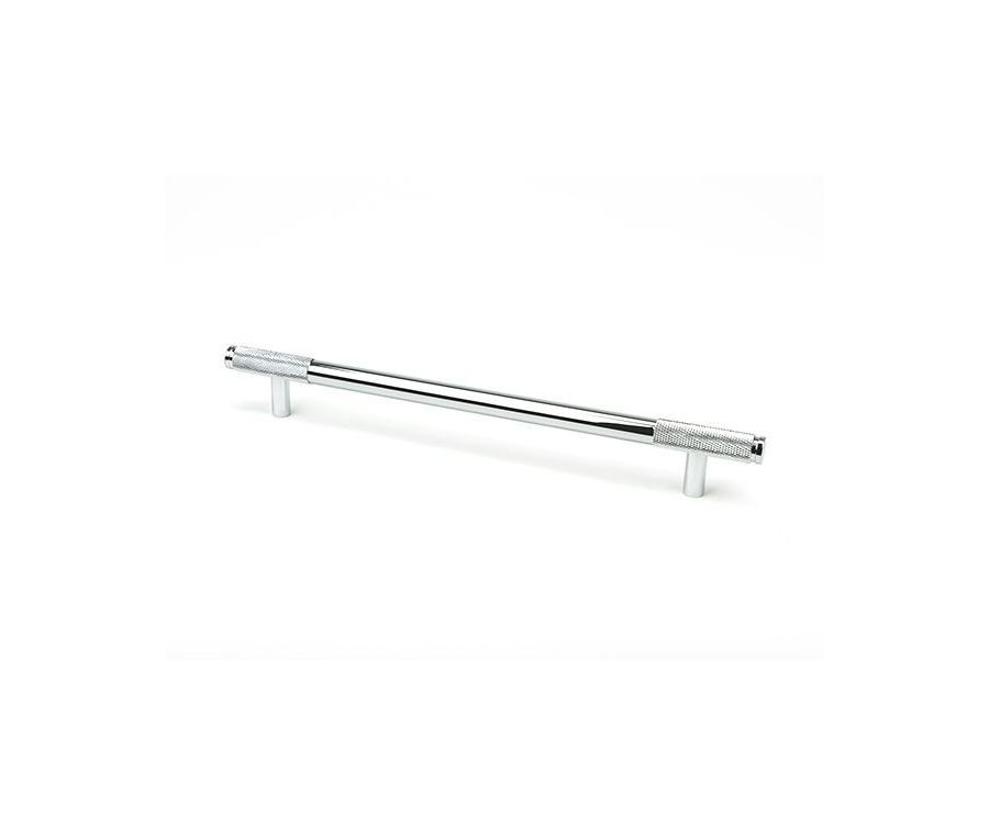 Polished Chrome 284mm Half Knurled Brompton Large Pull Handle | 46929