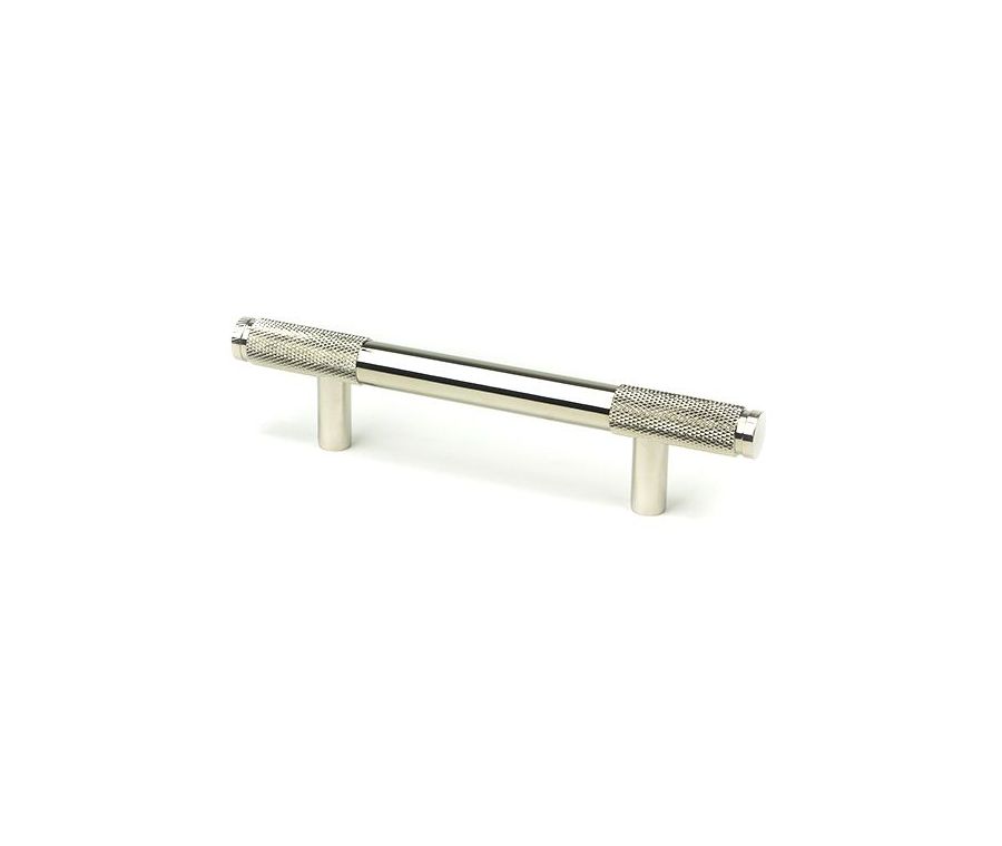 Polished Nickel 156mm Half Knurled Brompton Small Pull Handle | 46930