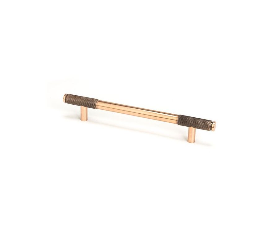 Polished Bronze 220mm Half Knurled Brompton Medium Pull Handle | 46937