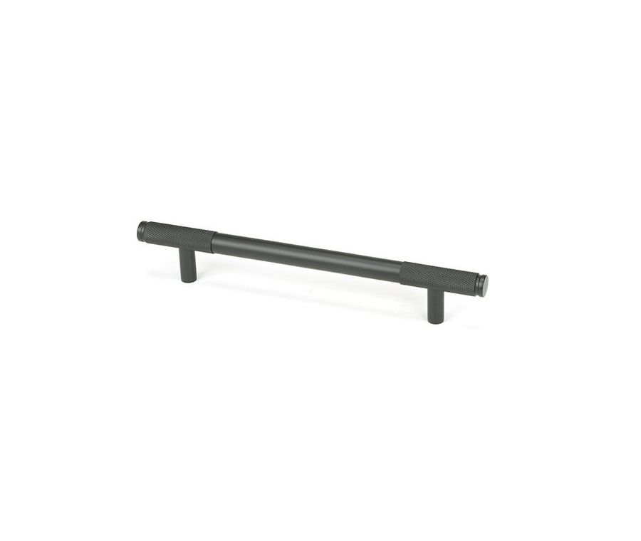 Matt Black 220mm Half Knurled Brompton Medium Pull Handle | 46943