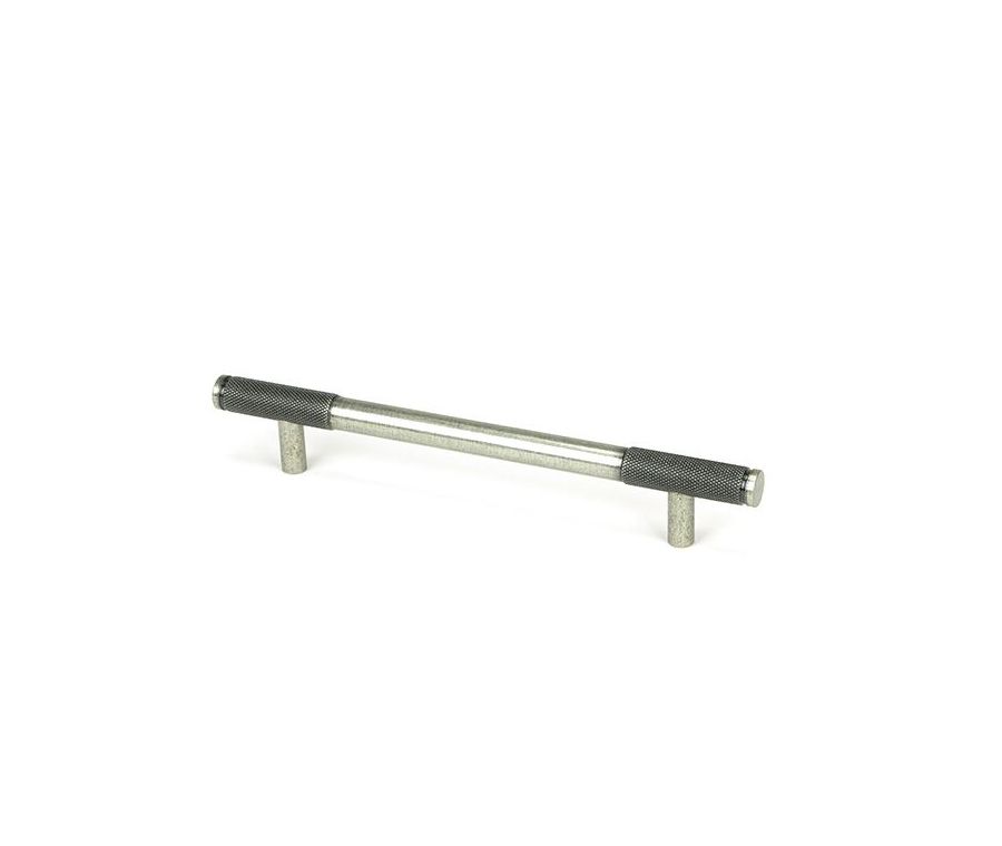 Pewter 220mm Half Knurled Brompton Medium Pull Handle | 46946