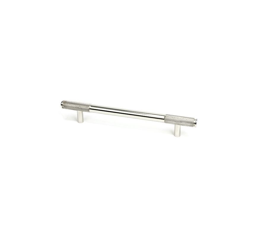Polished SS 220mm Half Knurled Medium Brompton Pull Handle | 46949